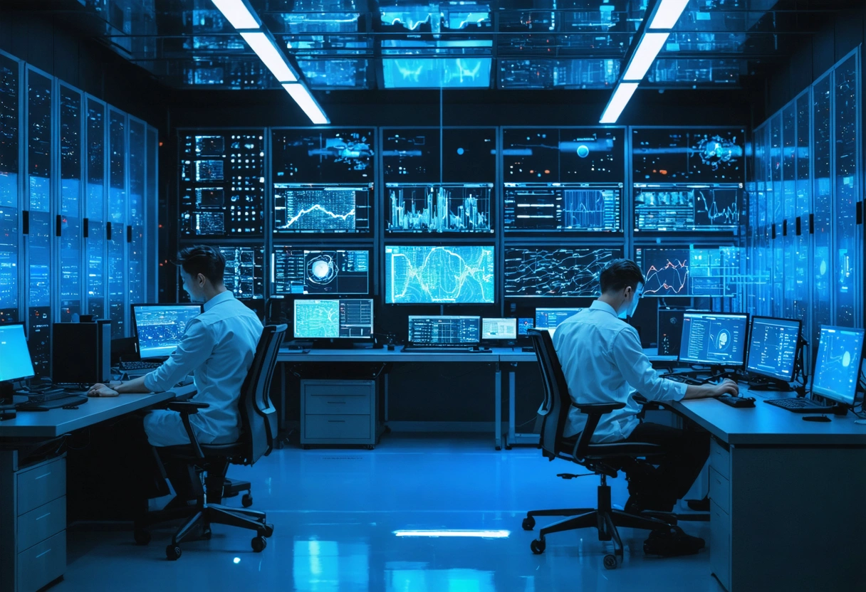 Diagram illustrating smart business operations and IT security integration