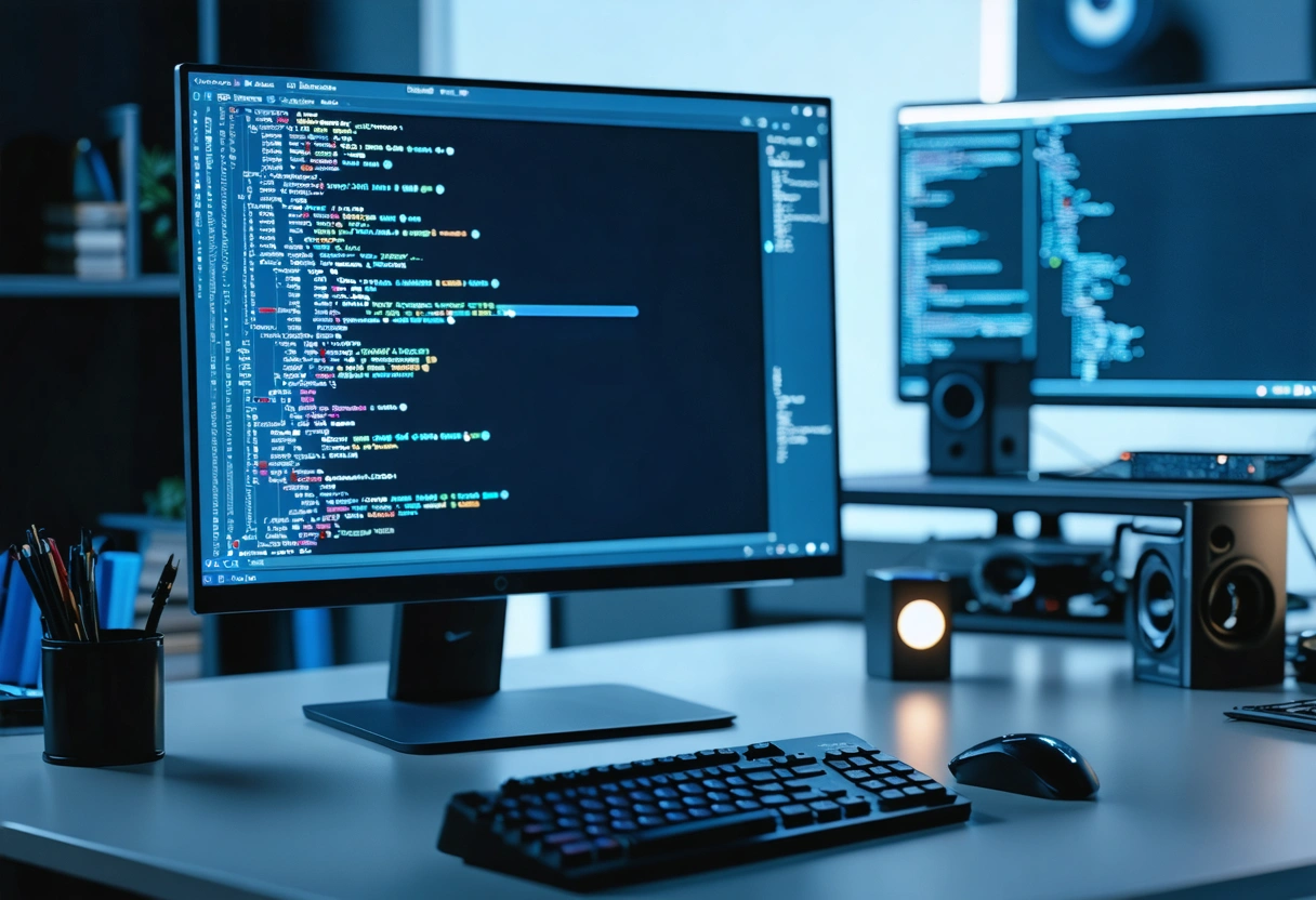 Computer screen showing password manager and MFA setup interaction